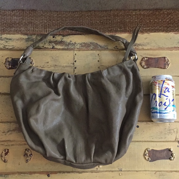 NWOT AVA ROSE BOHO OLIVE 💯% LEATHER SHOULD BAG OS - Picture 6 of 6